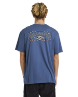 The Billabong Mens Heritage Arch Premium T-Shirt in Dark Denim