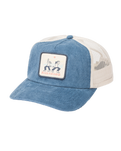 The Billabong Mens Ty Williams Trucker Cap in Slate Blue