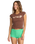 The Billabong Womens Josie Ringer T-Shirt in Espresso