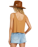 The Billabong Womens Swell Side Top in Biscuit