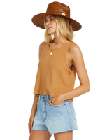 The Billabong Womens Swell Side Top in Biscuit