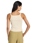 Day Trip Forever Vest in White Cap