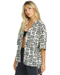The Billabong Womens Beach Side Shirt in Black Sands