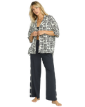 The Billabong Womens Beach Side Shirt in Black Sands