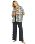 The Billabong Womens Beach Side Shirt in Black Sands