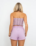 Sunny Side Walkshorts in Amethyst Smoke
