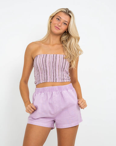 Sunny Side Walkshorts in Amethyst Smoke