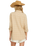 The Billabong Womens Layer Up Woven Shirt in Khaki