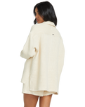 The Billabong Womens So Cosy Shacket in Dove