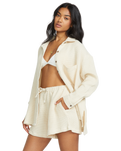 The Billabong Womens So Cosy Shacket in Dove