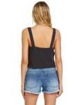 The Billabong Womens Tropic Rome Sweater Top in Black Sands