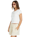 The Billabong Womens So Cosy Shorts in Dove