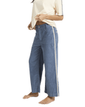 Sea Tone Trousers in Stone Blue