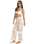 Free Fall Printed Twill Trousers in Salt Crystal