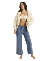 The Billabong Womens Since 73 Set The Tone Jacket in White Cap