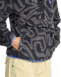 The Billabong Womens Adventure Division Switchback Fleece Jacket in Black Sands