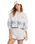 The Billabong Womens Triple Palms Hoodie in Heather Grey
