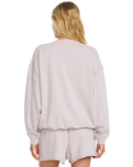 The Billabong Womens So Typical Kendal Crew Fleece Sweatshirt in Haze
