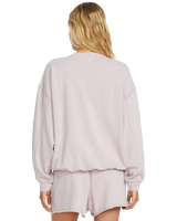 The Billabong Womens So Typical Kendal Crew Fleece Sweatshirt in Haze