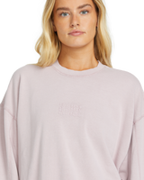 The Billabong Womens So Typical Kendal Crew Fleece Sweatshirt in Haze