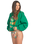 The Billabong Womens Mami Wata Kendall Crew Sweatshirt in Emerald Green