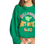 The Billabong Womens Mami Wata Kendall Crew Sweatshirt in Emerald Green