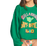 The Billabong Womens Mami Wata Kendall Crew Sweatshirt in Emerald Green
