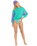 The Billabong Womens Party Block Kendal Sweatshirt in Aqua Haze