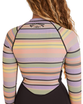 The Billabong Salty Dayz Natural 2/2mm Chest Zip Spring Wetsuit in Black Multi | Available at Anns Cottage