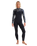 The Billabong Womens Salty Dayz Natural 3/2mm Chest Zip Wetsuit in Black Pebble