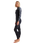 The Billabong Womens Salty Dayz Natural 3/2mm Chest Zip Wetsuit in Black Pebble