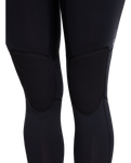 The Billabong Womens Salty Dayz Natural 3/2mm Chest Zip Wetsuit in Black Pebble