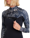 The Billabong Salty Dayz Natural 4/3mm Chest Zip Wetsuit in Black Pebble | Available at Anns Cottage
