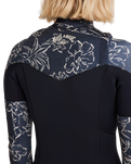 The Billabong Salty Dayz Natural 4/3mm Chest Zip Wetsuit in Black Pebble | Available at Anns Cottage