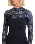 The Billabong Salty Dayz Natural 4/3mm Chest Zip Wetsuit in Black Pebble | Available at Anns Cottage