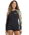 Spring Fever Natural 2/2mm Back Zip Spring Wetsuit in Black Tropical