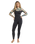 Salty Dayz 3/2mm Chest Zip Wetsuit in Black Tropical