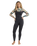 Salty Dayz 3/2mm Chest Zip Wetsuit in Black Tropical