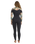 Salty Dayz 3/2mm Chest Zip Wetsuit in Black Tropical