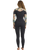 Salty Dayz 3/2mm Chest Zip Wetsuit in Black Tropical