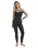 Salty Dayz 4/3mm Chest Zip Wetsuit in Black Tropical