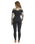 Salty Dayz 4/3mm Chest Zip Wetsuit in Black Tropical