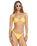 The Billabong Womens Tanlines Lola Bandeau Bikini Top in Sunburst