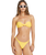 The Billabong Womens Tanlines Lola Bandeau Bikini Top in Sunburst