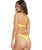 The Billabong Womens Tanlines Lola Bandeau Bikini Top in Sunburst