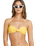The Billabong Womens Tanlines Lola Bandeau Bikini Top in Sunburst