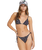 The Billabong Womens Shadow Tropic Tall Slide Tri Bikini Top in Multi