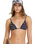 The Billabong Womens Shadow Tropic Tall Slide Tri Bikini Top in Multi