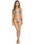 The Billabong Womens Shadow Tropic Tall Slide Tri Bikini Top in Multi