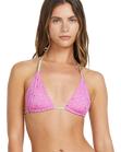 Folk Story Remi Reversible Tri Bikini Top in Multi